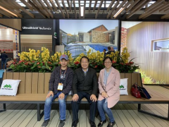 中塑協塑木制品專委會參觀地面材料及鋪裝技術展覽會